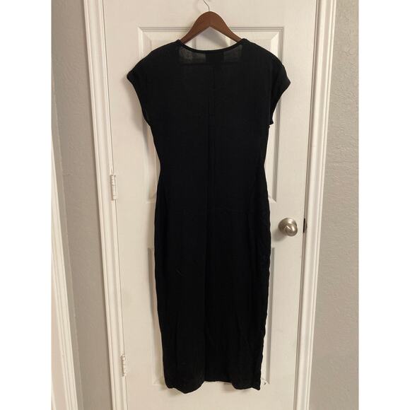 Carole Little Wool Blend Knit Dress Embroidered Beaded Size Large Boho Artsy - Picture 6 of 6